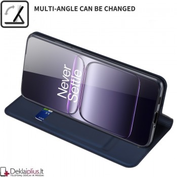 Dux Ducis Skin Pro dirbtinės odos dėklas - mėlynas (Oneplus Nord Ce5) Dux Ducis Skin Pro dirbtinės odos dėklas - mėlynas (Oneplus Nord Ce5)